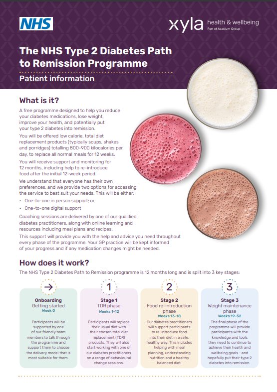 Path to Remission Programme Information Evening